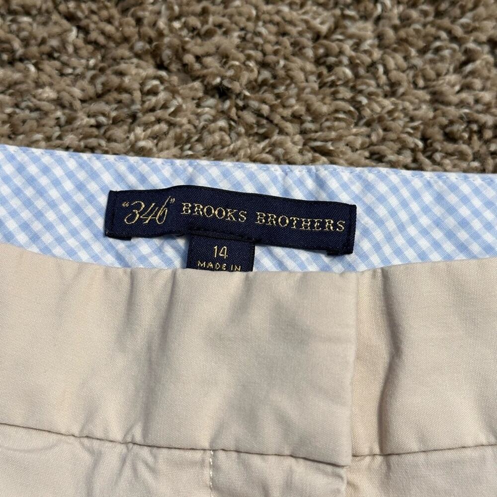 Brooks Brothers Women's Tan Shorts size 14 - Picture 2 of 6